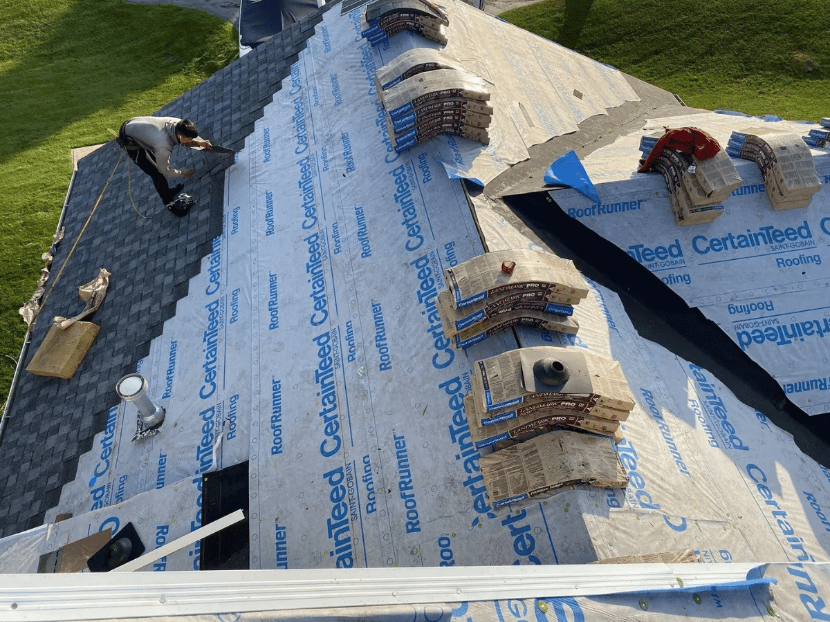 CertainTeed roofing product installation by Falcon Roofing